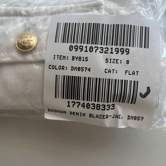 J Crew Dejim‎ Blazer Jacket White Size 0 - Picture 9 of 12